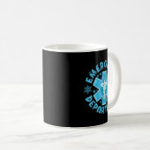 Snowflake Emergency Department Winter Er Ed Nurse Koffiemok (Voorkant rechts)