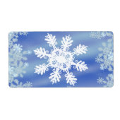 Snowflake Etiket (Voorkant)