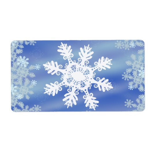 Snowflake Etiket (Voorkant)