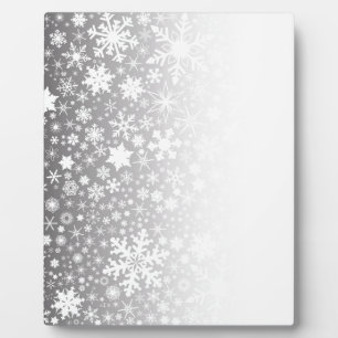 Snowflake Fade Fotoplaat