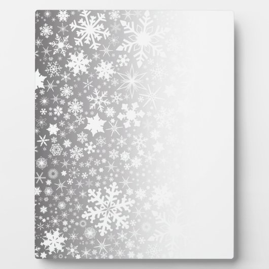 Snowflake Fade Fotoplaat (Voorkant)