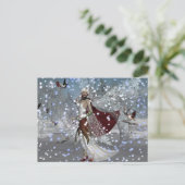 Snowflake Fae Briefkaart (Staand voorkant)