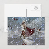 Snowflake Fae Briefkaart (Voorkant / Achterkant)