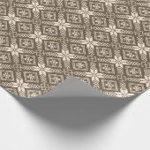 Snowflake Fair Isle (Jacquard) Holiday Sweater Cadeaupapier (Hoek)