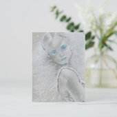 Snowflake Fairy Briefkaart (Staand voorkant)