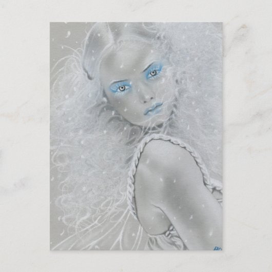 Snowflake Fairy Briefkaart (Voorkant)