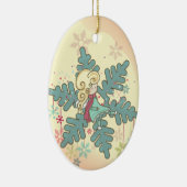 Snowflake Fairy Keramisch Ornament (Rechts)