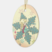 Snowflake Fairy Keramisch Ornament (Links)