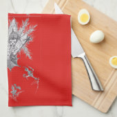 Snowflake Fairy Kitchen Towel Theedoek (Quarter Fold)