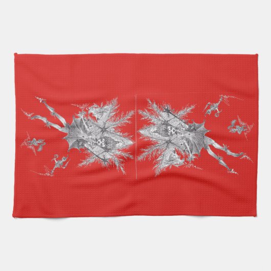 Snowflake Fairy Kitchen Towel Theedoek (Horizontaal)