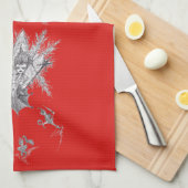 Snowflake Fairy Kitchen Towel Theedoek (Quarter Fold)