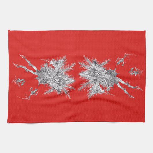 Snowflake Fairy Kitchen Towel Theedoek (Horizontaal)
