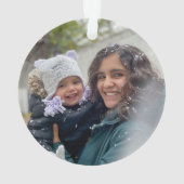 Snowflake familienaam ornament (achterkant)