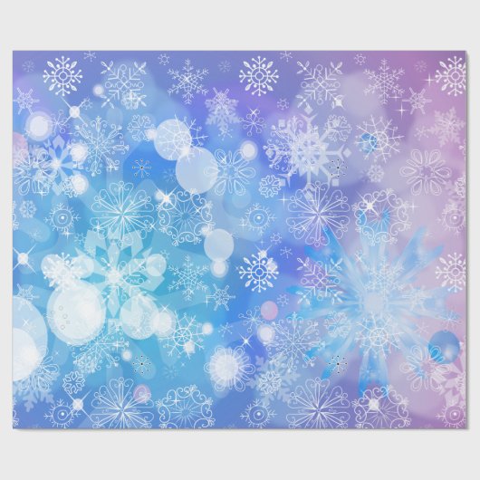 Snowflake Fantasy Cadeaupapier (Vlak)