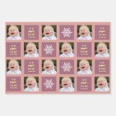 Snowflake favoriete kerstfoto 2. inpakpapier vel (Voorkant 2)