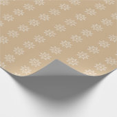 Snowflake Feestdagen voor kerstdesign met hoge ton Cadeaupapier (Hoek)