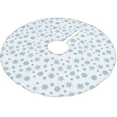 Snowflake feestelijke kerst kerstboom rok (Gekanteld)