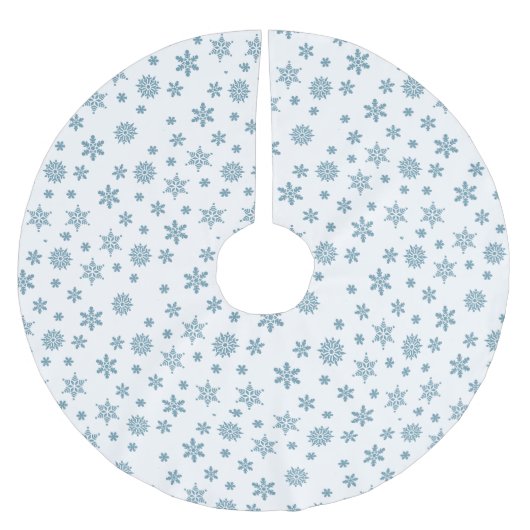 Snowflake feestelijke kerst kerstboom rok (Voorkant)