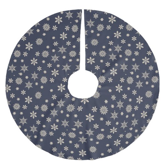 Snowflake feestelijke kerst kerstboom rok (Voorkant)
