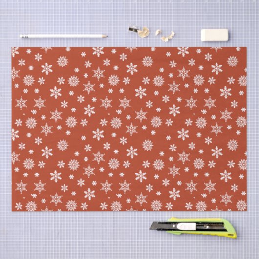 Snowflake feestelijke kerst tissuepapier (Craft)