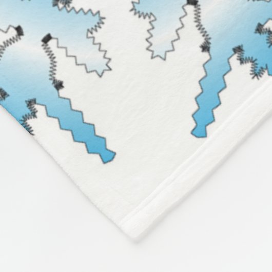 SNOWFLAKE FLEECE DEKEN (Hoek)
