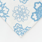Snowflake Fleece Deken (Hoek)