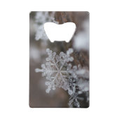 Snowflake flesopener creditkaart flessenopener (Achterkant)