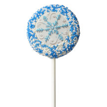 Snowflake Flower- Cookie Poppen