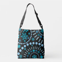Snowflake Flurry Black