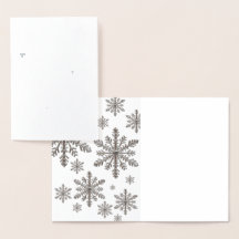Snowflake Folie Kaart