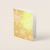 Snowflake Folie Kaarten (Voorkant)