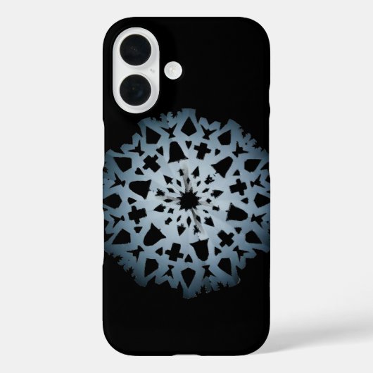 Snowflake-fonecase (donker) Case-Mate iPhone case (Achterkant)