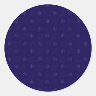 Snowflake Football Sticker