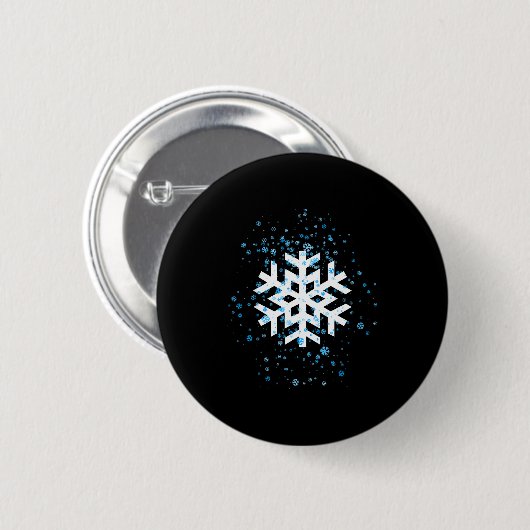 Snowflake For Women  Ronde Button 5,7 Cm (Voorkant /achterkant)
