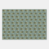 Snowflake Forest Wrapping Paper Set van 3 vellen (Voorkant 2)