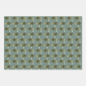 Snowflake Forest Wrapping Paper Set van 3 vellen (Voorkant)