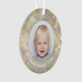 Snowflake Foto Acrylisch Ornament (voorkant)