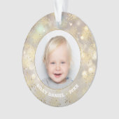 Snowflake Foto Acrylisch Ornament (voorkant)