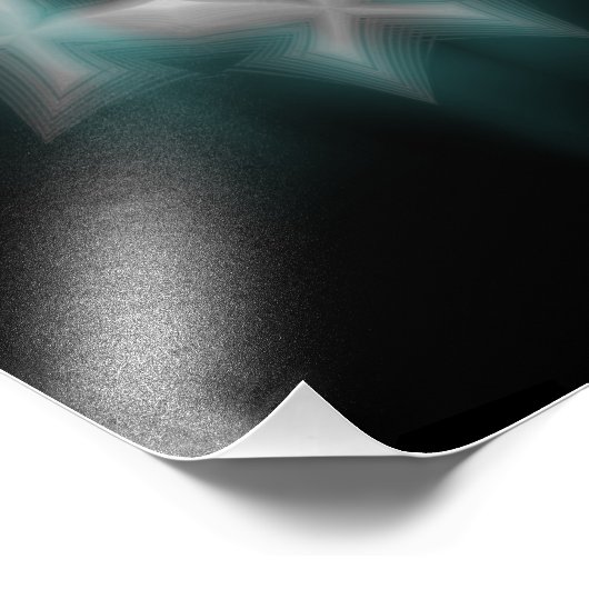 Snowflake - foto afdruk (Hoek)