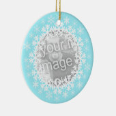 Snowflake Foto Ornament (Rechts)