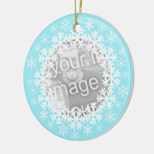 Snowflake Foto Ornament (Links)