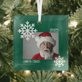 Snowflake Foto Ornament