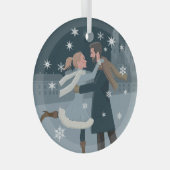 Snowflake Foto Ornament - Gepersonaliseerde aanden (Voorkant Rechts)