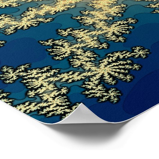 Snowflake Fractal Poster (Hoek)