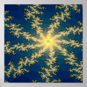 Snowflake Fractal Poster (Voorkant)