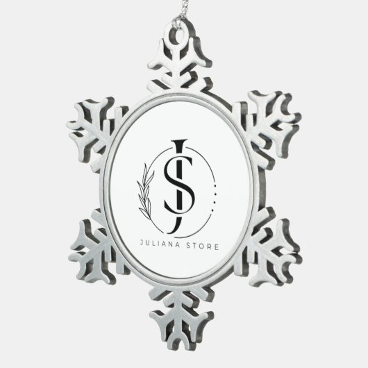 Snowflake Framed Ornament (Rechts)
