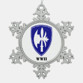 Snowflake Framed Ornament (Voorkant)