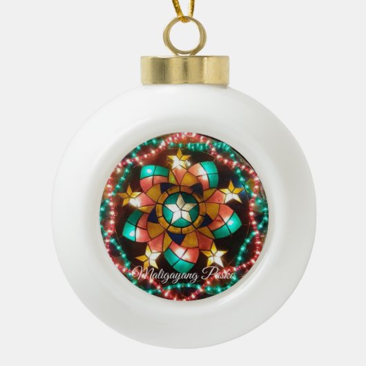 Snowflake Framed Ornament (Voorkant)