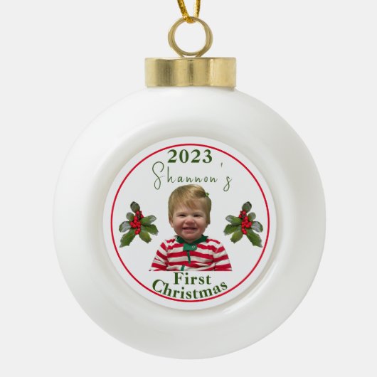 Snowflake Framed Ornament (Voorkant)