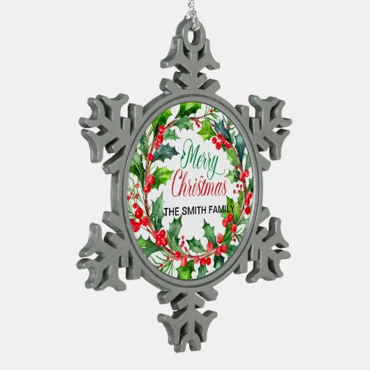 Snowflake Framed Ornament (Links)